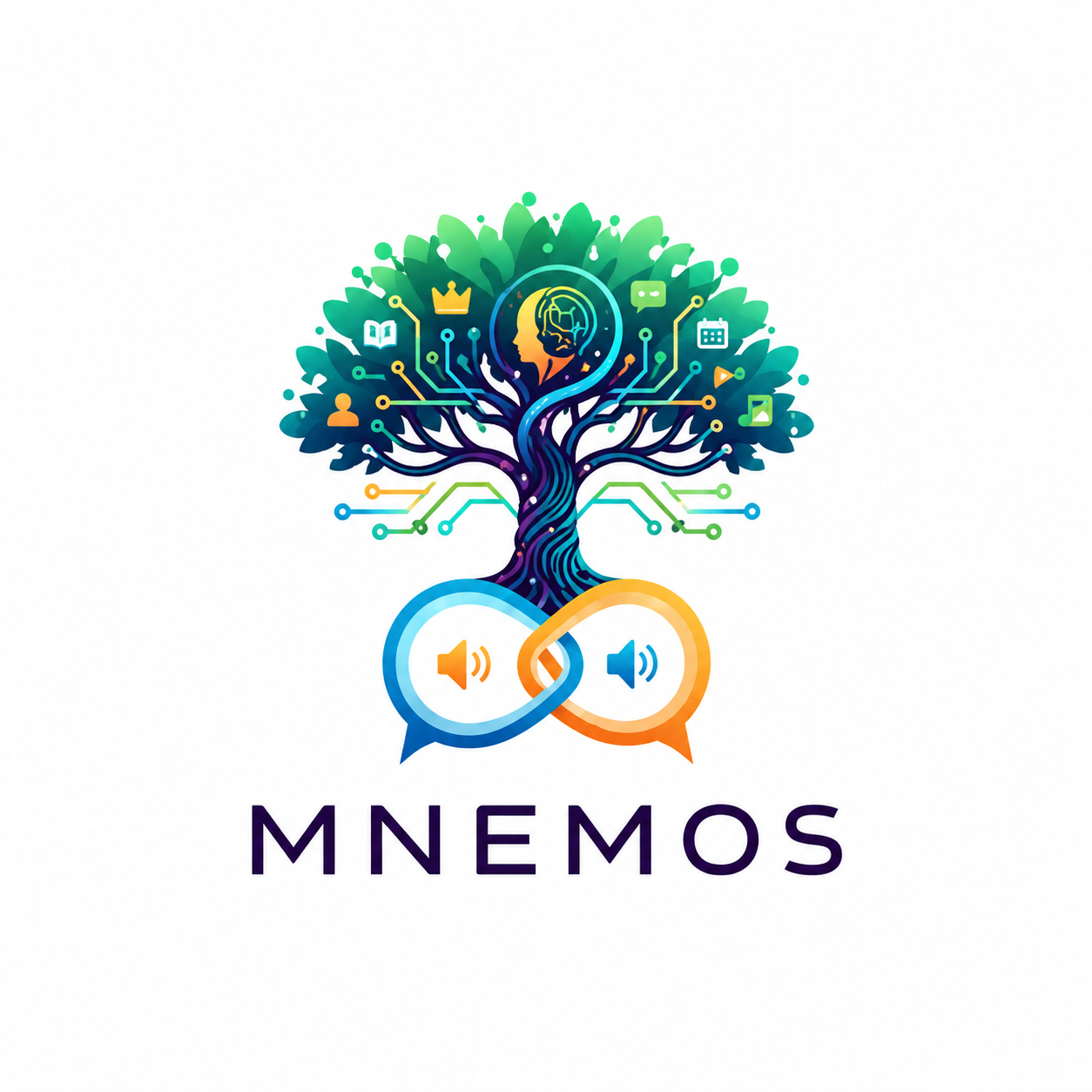 Mnemos — Yaşayan Anılar logosu